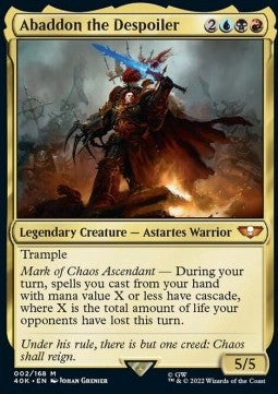 Abaddon the Despoiler (V.1)⁣ - Universes Beyond: Warhammer 40,000⁣ (Mythic)⁣ [2]