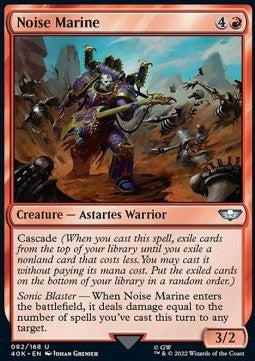 Noise Marine⁣ - Universes Beyond: Warhammer 40,000⁣ (Uncommon)⁣ [82]