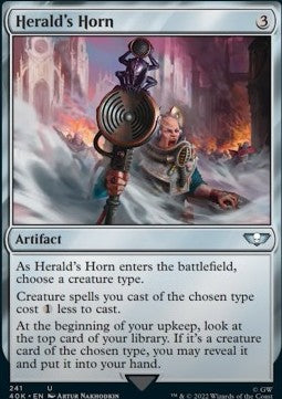 Herald's Horn⁣ - Universes Beyond: Warhammer 40,000⁣ (Uncommon)⁣ [241]