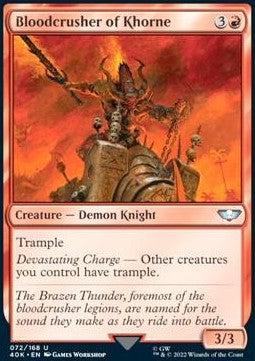 Bloodcrusher of Khorne⁣ - Universes Beyond: Warhammer 40,000⁣ (Uncommon)⁣ [72]