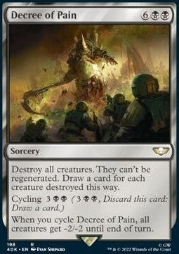 Decree of Pain⁣ - Universes Beyond: Warhammer 40,000⁣ (Rare)⁣ [198]