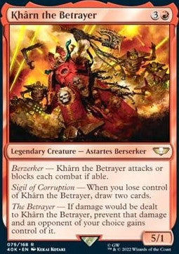Khârn the Betrayer⁣ - Universes Beyond: Warhammer 40,000⁣ (Rare)⁣ [79]