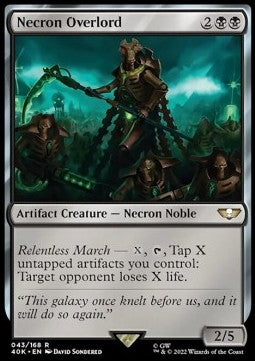 Necron Overlord⁣ - Universes Beyond: Warhammer 40,000⁣ (Rare)⁣ [43]