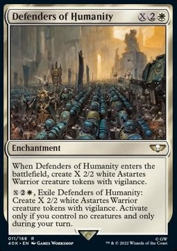 Defenders of Humanity⁣ - Universes Beyond: Warhammer 40,000⁣ (Rare)⁣ [11]