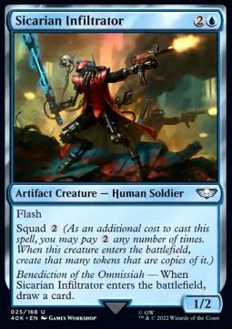 Sicarian Infiltrator⁣ - Universes Beyond: Warhammer 40,000⁣ (Uncommon)⁣ [25]