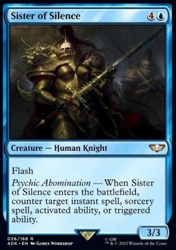 Sister of Silence⁣ - Universes Beyond: Warhammer 40,000⁣ (Rare)⁣ [26]