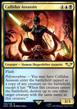 Callidus Assassin⁣ - Universes Beyond: Warhammer 40,000⁣ (Rare)⁣ [109]