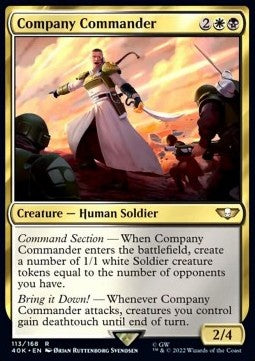 Company Commander⁣ - Universes Beyond: Warhammer 40,000⁣ (Rare)⁣ [113]
