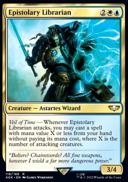 Epistolary Librarian⁣ - Universes Beyond: Warhammer 40,000⁣ (Rare)⁣ [118]