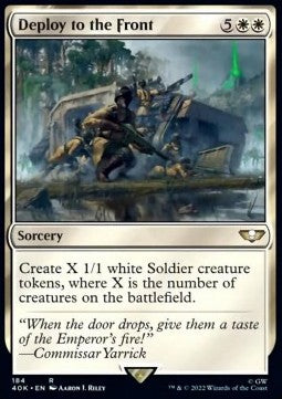 Deploy to the Front⁣ - Universes Beyond: Warhammer 40,000⁣ (Rare)⁣ [184]