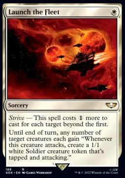 Launch the Fleet⁣ - Universes Beyond: Warhammer 40,000⁣ (Rare)⁣ [188]