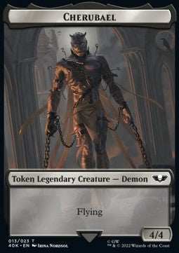 Cherubael Token (B 4/4) // Astartes Warrior Token (W 2/2)⁣ - Universes Beyond: Warhammer 40,000⁣ (Token)⁣ [T 13/1]