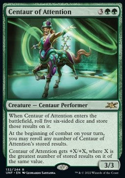 Centaur of Attention⁣ - Unfinity⁣ (Rare)⁣ [132]