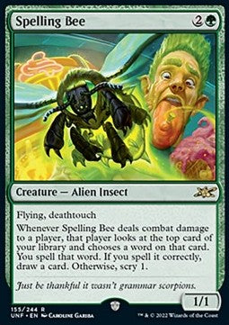 Spelling Bee⁣ - Unfinity⁣ (Rare)⁣ [155]