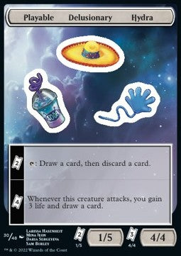 Playable Delusionary Hydra Sticker⁣ - Unfinity: Extras⁣ (Tip Card)⁣ [X 30]