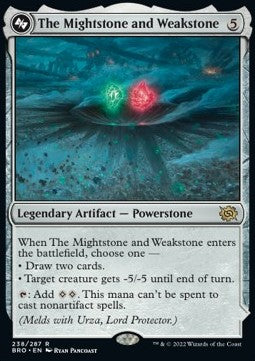 The Mightstone and Weakstone // Urza, Planeswalker⁣ - The Brothers' War⁣ (Rare)⁣ [238]