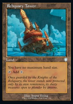 Reliquary Tower⁣ - Commander: The Brothers' War⁣ (Uncommon)⁣ [196]
