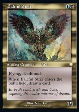 Baleful Strix⁣ - Commander: The Brothers' War⁣ (Rare)⁣ [120]