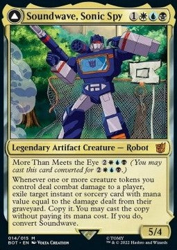 Soundwave, Sonic Spy // Soundwave, Superior Captain (V.1)⁣ - Universes Beyond: Transformers⁣ (Mythic)⁣ [14]