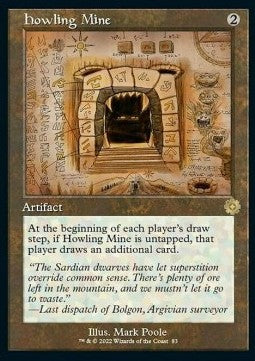 Howling Mine (V.2)⁣ - Retro Frame Artifacts⁣ (Rare)⁣ [83]