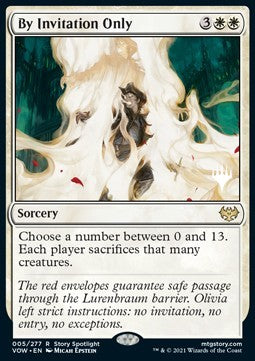 By Invitation Only (V.2) - Innistrad: Crimson Vow: Promos (Rare) [PVOW-5]
