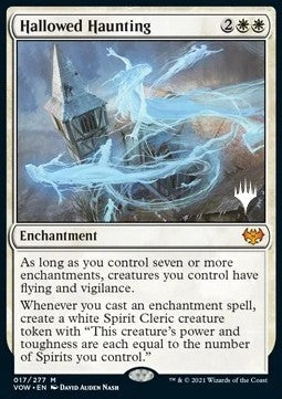 Hallowed Haunting (V.2)⁣ - Innistrad: Crimson Vow: Promos⁣ (Mythic)⁣ [17]