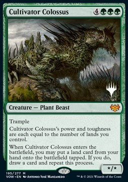 Cultivator Colossus (V.2)⁣ - Innistrad: Crimson Vow: Promos⁣ (Mythic)⁣ [195]