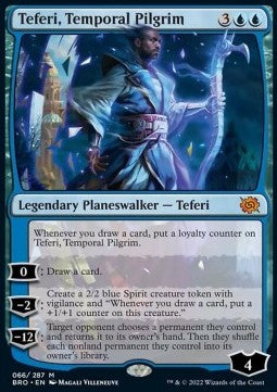 Teferi, Temporal Pilgrim⁣ - The Brothers' War⁣ (Mythic)⁣ [66]