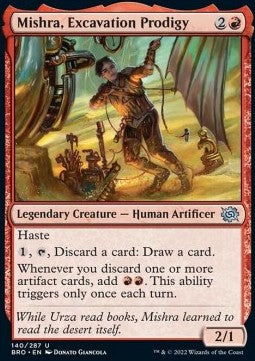 Mishra, Excavation Prodigy⁣ - The Brothers' War⁣ (Uncommon)⁣ [140]