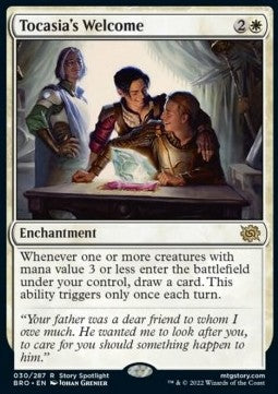 Tocasia's Welcome⁣ - The Brothers' War⁣ (Rare)⁣ [30]