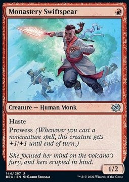 Monastery Swiftspear⁣ - The Brothers' War⁣ (Uncommon)⁣ [144]