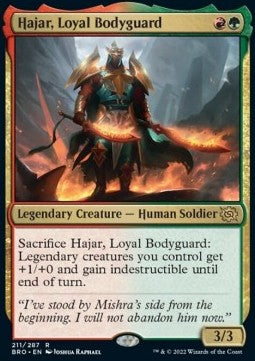 Hajar, Loyal Bodyguard⁣ - The Brothers' War⁣ (Rare)⁣ [211]