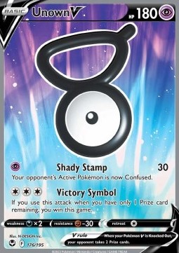 Unown V⁣ - Silver Tempest⁣ (Ultra Rare)⁣ [176]