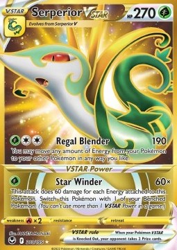Serperior VSTAR⁣ - Silver Tempest⁣ (Secret Rare)⁣ [210]
