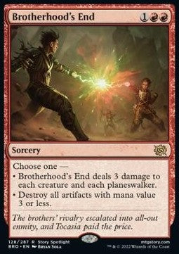Brotherhood's End⁣ - The Brothers' War⁣ (Rare)⁣ [128]