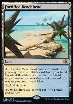 Fortified Beachhead⁣ - The Brothers' War⁣ (Rare)⁣ [262]