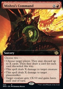 Mishra's Command⁣ - The Brothers' War: Extras⁣ (Rare)⁣ [339]