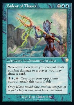 Bident of Thassa⁣ - Commander: The Brothers' War⁣ (Rare)⁣ [80]