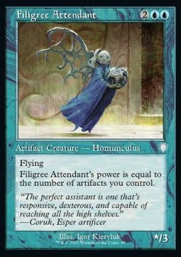 Filigree Attendant⁣ - Commander: The Brothers' War⁣ (Uncommon)⁣ [85]