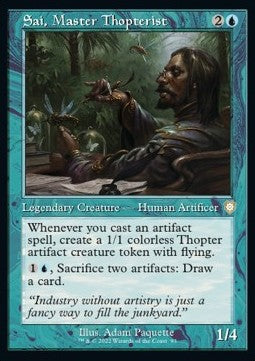 Sai, Master Thopterist⁣ - Commander: The Brothers' War⁣ (Rare)⁣ [93]