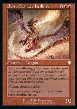 Blast-Furnace Hellkite - Commander: The Brothers' War (Rare) [BRC-12]