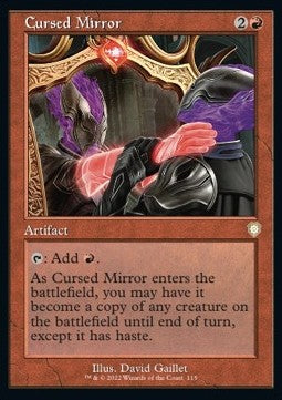 Cursed Mirror⁣ - Commander: The Brothers' War⁣ (Rare)⁣ [115]