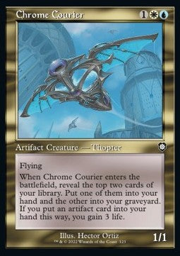 Chrome Courier⁣ - Commander: The Brothers' War⁣ (Common)⁣ [123]