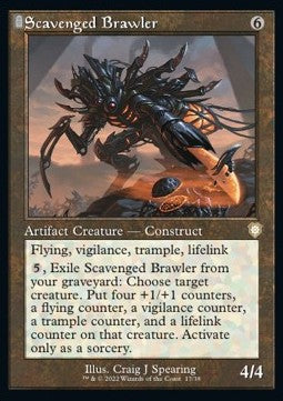 Scavenged Brawler⁣ - Commander: The Brothers' War⁣ (Rare)⁣ [17]