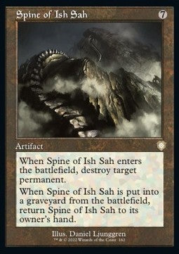 Spine of Ish Sah⁣ - Commander: The Brothers' War⁣ (Rare)⁣ [162]