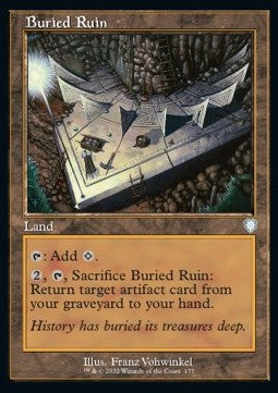 Buried Ruin - Commander: The Brothers' War (Uncommon) [BRC-177]