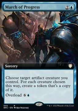 March of Progress⁣ - Commander: The Brothers' War: Extras⁣ (Rare)⁣ [55]