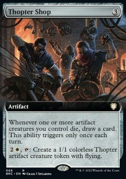 Thopter Shop⁣ - Commander: The Brothers' War: Extras⁣ (Rare)⁣ [66]