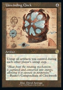 Unwinding Clock (V.2) - Retro Frame Artifacts (Rare) [BRR-124]