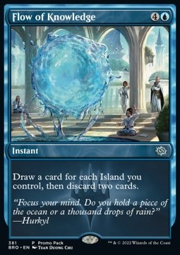 Flow of Knowledge⁣ - The Brothers' War: Promos⁣ (Uncommon)⁣ [381]